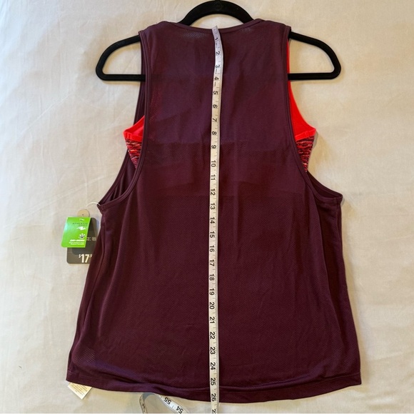 Athletic Works Tank Top Purple and Orange Yoga Cut Out Style Women's - Picture 10 of 12